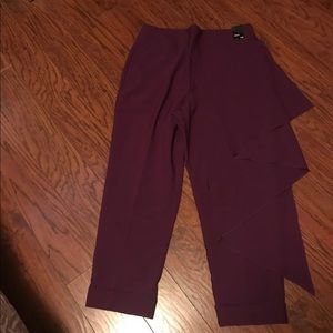 Dramatic Back Zip Pants